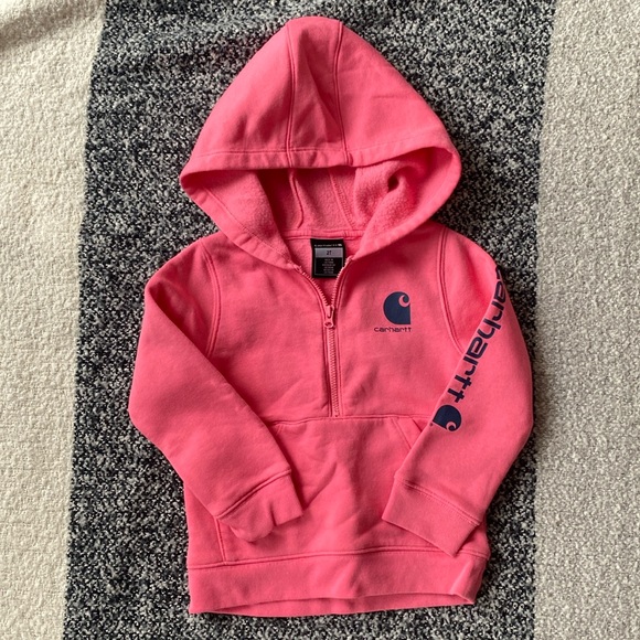 Carhartt Toddler 1/2 Zip Hoodie - Picture 1 of 3